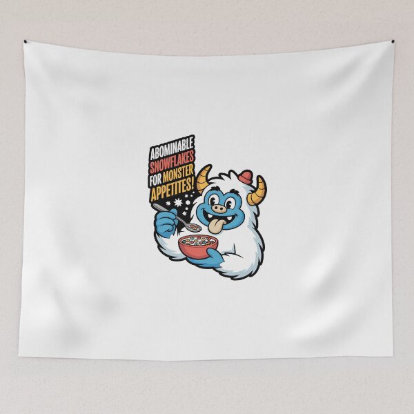 Item preview, Abominable Snowflakes Vintage Cereal Kids Classic Funny Cartoon designed and sold by SEBANOX.