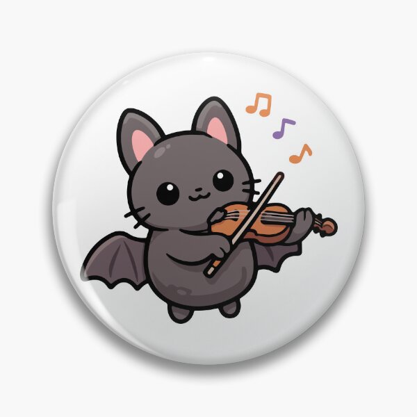 Item preview, Bat Playing Violin designed and sold by OniumEth.