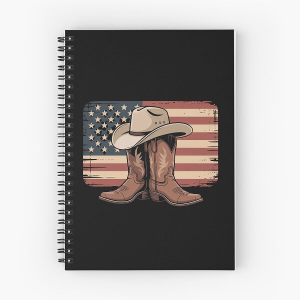 Item preview, Rustic Rodeo Patriot Western Cowboy Boots Hat Americana Flag designed and sold by ZACK ART.