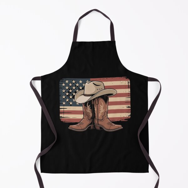 Item preview, Rustic Rodeo Patriot Western Cowboy Boots Hat Americana Flag designed and sold by ZACK ART.