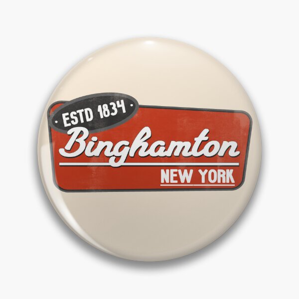 Item preview, Binghamton New York Road Sign Vintage designed and sold by By Jonh.