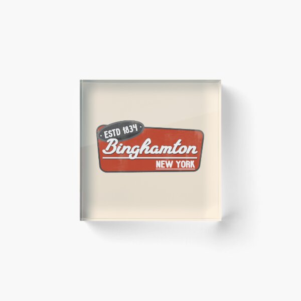 Item preview, Binghamton New York Road Sign Vintage designed and sold by By Jonh.