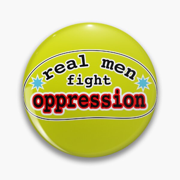 Item preview, Real men fight oppression, yellow background designed and sold by mntimg.