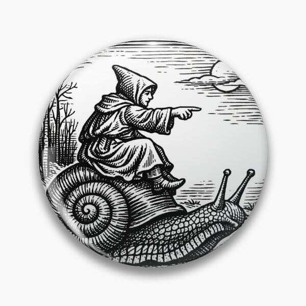 Item preview, Medieval Moonlit Snail Rider designed and sold by bobcatmarty.