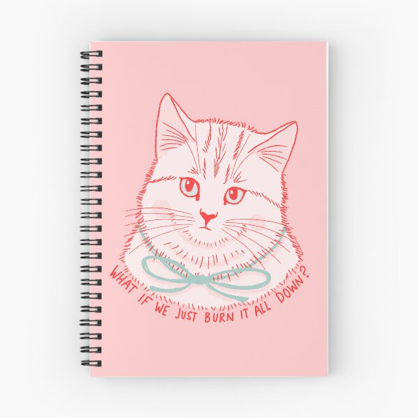 Item preview, Kitty Says Burn It designed and sold by KilkennyCat Art.