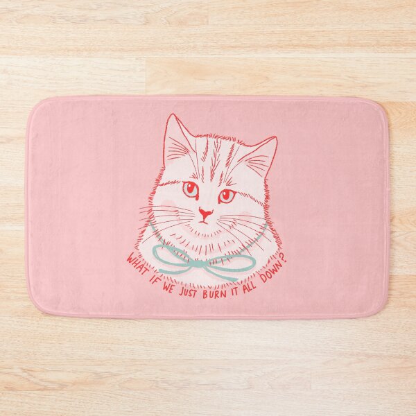 Item preview, Kitty Says Burn It designed and sold by KilkennyCat Art.