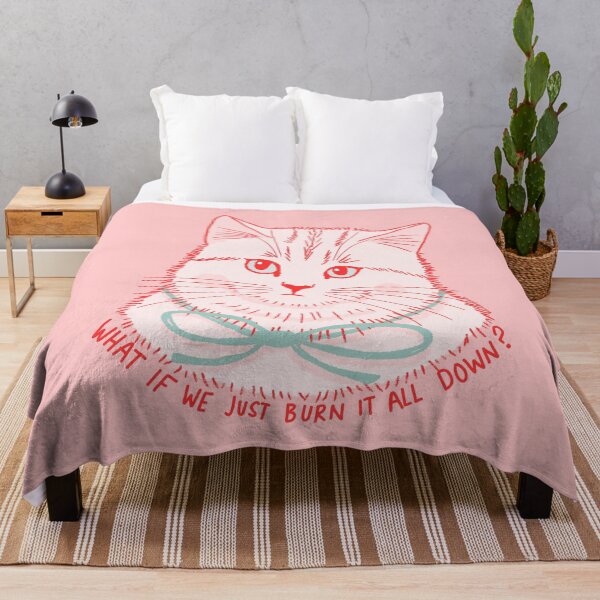 Item preview, Kitty Says Burn It designed and sold by KilkennyCat Art.