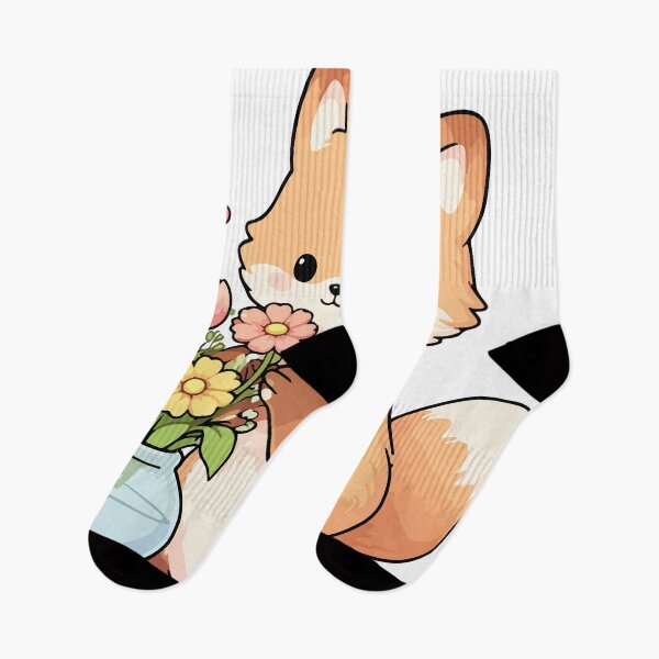 Item preview, Fox arranging flowers designed and sold by OniumEth.