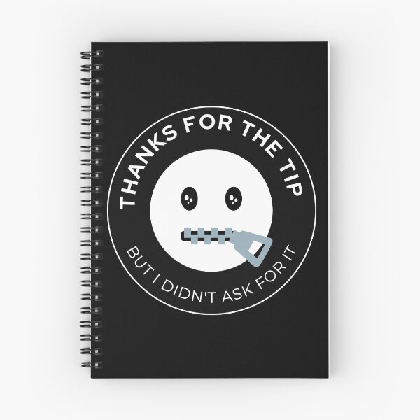 Item preview, thanks for the tip, funny sarcastic sticker designed and sold by porjuleshop.