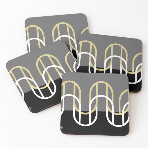 Item preview, Modern Abstract Interconnected Wavy Lines designed and sold by studioart.