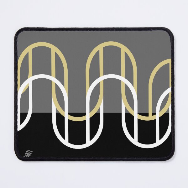 Item preview, Modern Abstract Interconnected Wavy Lines designed and sold by studioart.