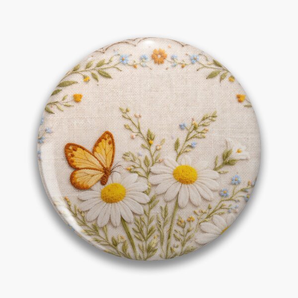 Item preview, Peaceful Chamomile Scandinavian Pattern designed and sold by scicilysimonee.