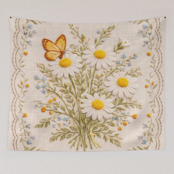 Item preview, Peaceful Chamomile Scandinavian Pattern designed and sold by scicilysimonee.