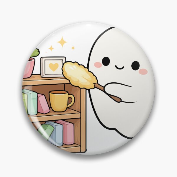 Item preview, Ghost Dusting a Shelf designed and sold by OniumEth.