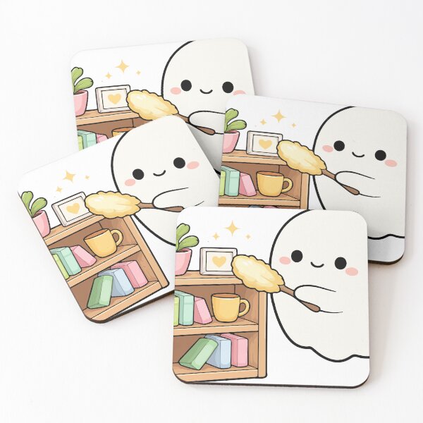 Item preview, Ghost Dusting a Shelf designed and sold by OniumEth.