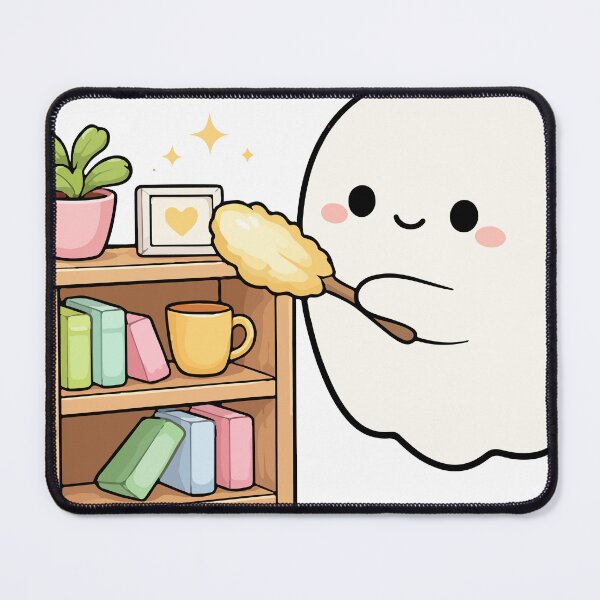 Item preview, Ghost Dusting a Shelf designed and sold by OniumEth.