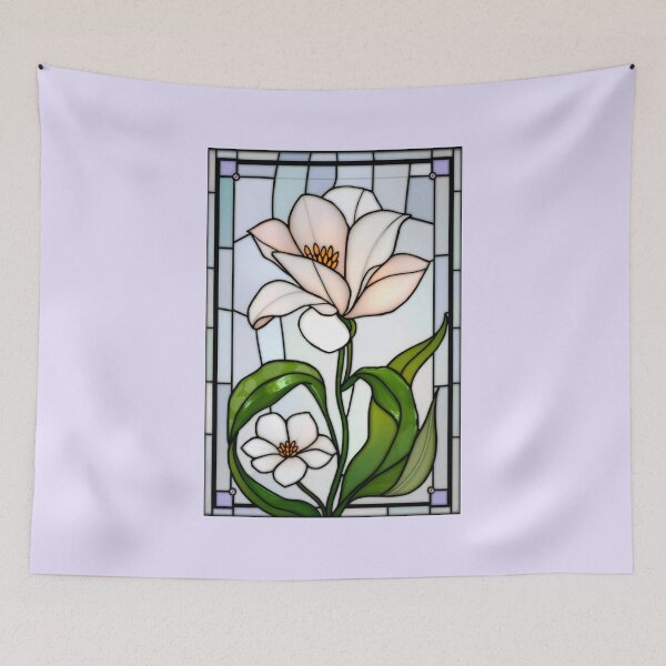 Item preview, Soft Floral Stained Glass designed and sold by Sachie's Studio.