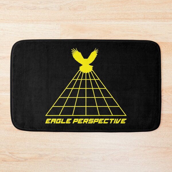 Item preview, Eagle Perspective - Soaring Eagle Rise Above Freedom Inspirational Quote Geometric Art designed and sold by XIOMOS.