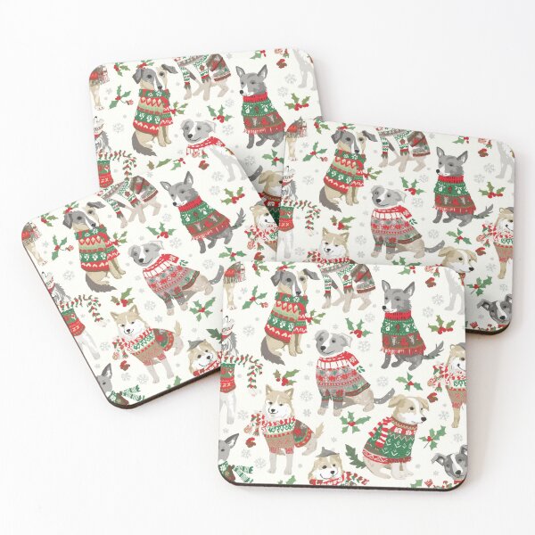 Item preview, Pattern Christmas Dogs designed and sold by JosueShop101.