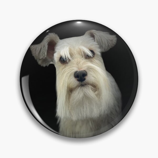 Item preview, White Schnauzer Portrait  designed and sold by DeeplineArt.