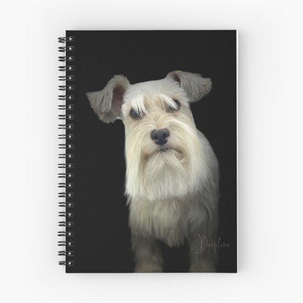 Item preview, White Schnauzer Portrait  designed and sold by DeeplineArt.