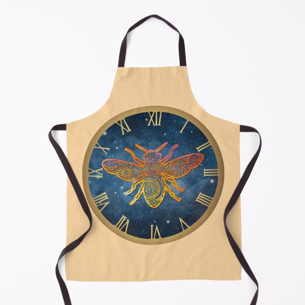 Item preview, Celestial Bee Mandala Clock Illustration designed and sold by 3DDesignSpot.