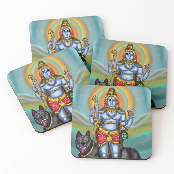 Item preview, Lord Bhairava Design – Fierce Hindu Deity Spiritual Artwork designed and sold by Harshit_Digital_Arts.