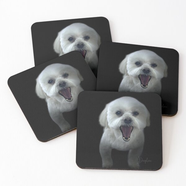 Item preview, Maltese Portrait designed and sold by DeeplineArt.