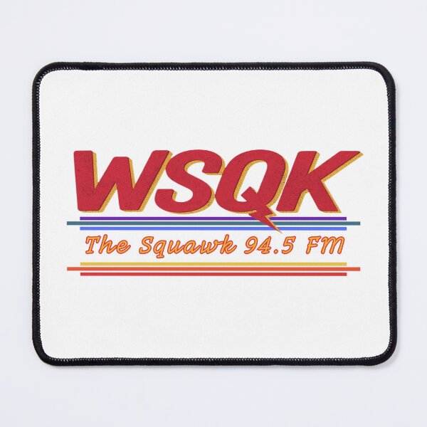 Item preview, WSQK Retro Radio Logo | Stranger Things Inspired designed and sold by Bougie Enough.