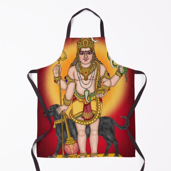 Item preview, Bhairava Hindu God Illustration – Mystical Divine Design designed and sold by Harshit_Digital_Arts.