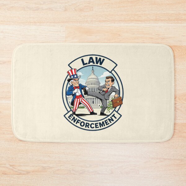 Item preview, Copy2 of Law Enforcement vs Corruption Political Cartoon – Justice Defeats Greed Government Art designed and sold by Williams Anderson.