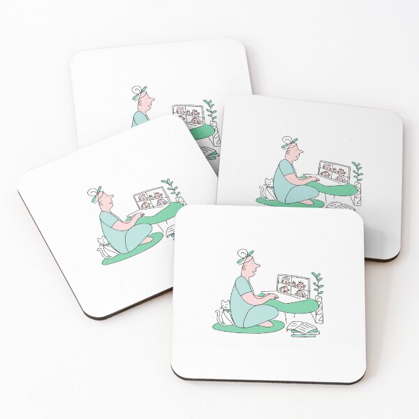 Item preview, Funny Coffee Lover Cat 6 designed and sold by mcraft studio.