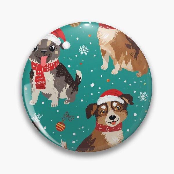 Item preview, Christmas pattern puppies  designed and sold by JosueShop101.