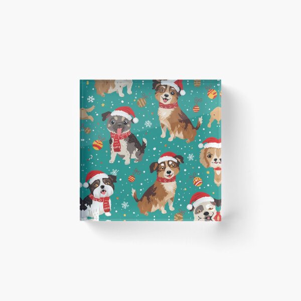Item preview, Christmas pattern puppies  designed and sold by JosueShop101.