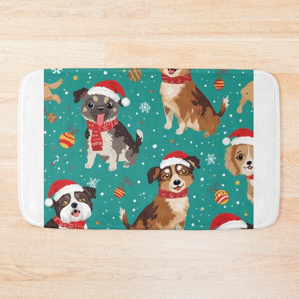Item preview, Christmas pattern puppies  designed and sold by JosueShop101.