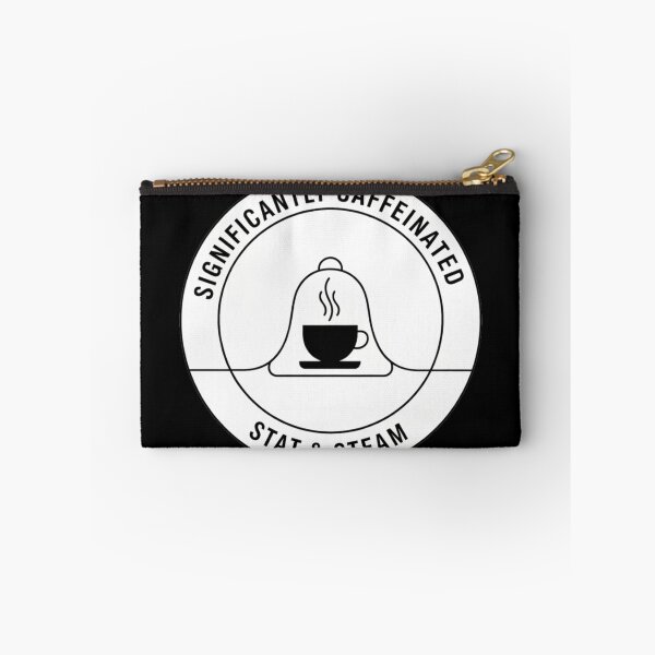 Item preview, Significantly Caffeinated – Stat & Steam Data Science Coffee Badge designed and sold by Rumilight001.