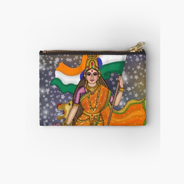 Item preview, Goddess Bharat Mata Drawing – Symbolic Mother India Art Illustration designed and sold by Harshit_Digital_Arts.