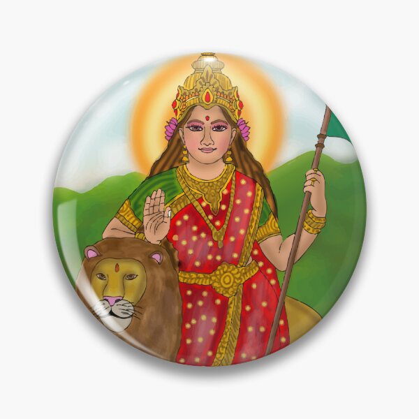 Item preview, Bharat Mata Artistic Drawing – Indian Cultural Goddess Illustration designed and sold by Harshit_Digital_Arts.