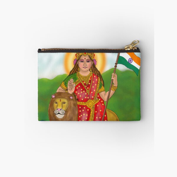 Item preview, Bharat Mata Artistic Drawing – Indian Cultural Goddess Illustration designed and sold by Harshit_Digital_Arts.