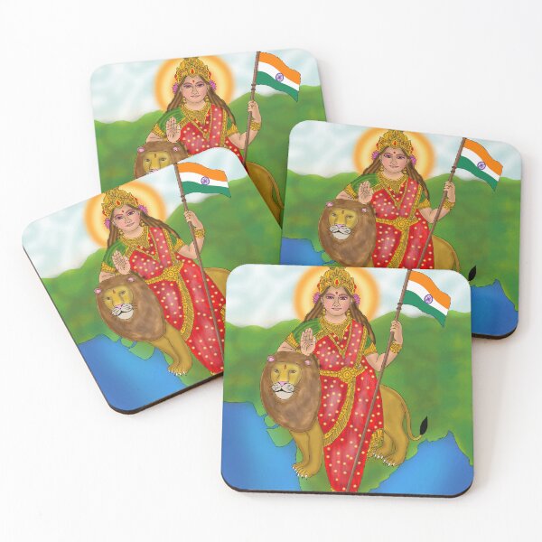 Item preview, Bharat Mata Artistic Drawing – Indian Cultural Goddess Illustration designed and sold by Harshit_Digital_Arts.