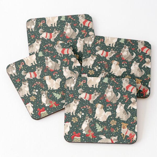 Item preview, Christmas Dog Patterned designed and sold by JosueShop101.
