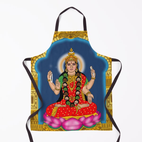 Item preview, Goddess Bhairavi Drawing – Divine Hindu Tantric Art Illustration designed and sold by Harshit_Digital_Arts.
