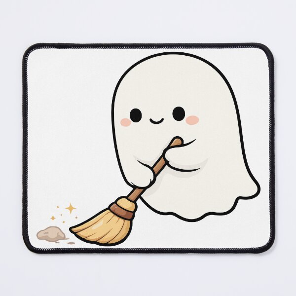 Item preview, Ghost Sweeping the Floor designed and sold by OniumEth.