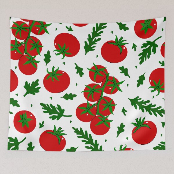 Item preview, tomatoes arugula vegetables vegan vegetarian designed and sold by Gossip Rag.