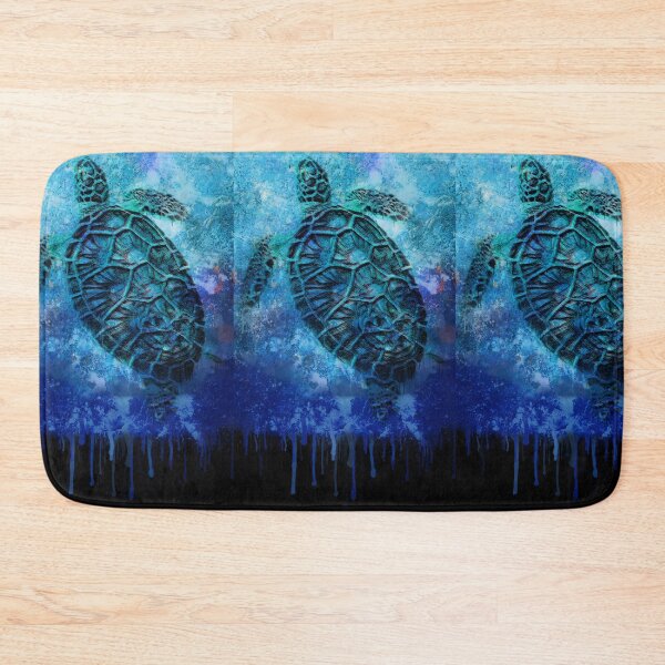 Item preview, Sea Turtle Deep Sea Blue designed and sold by Artist Gallery of Jeremy Lyman.