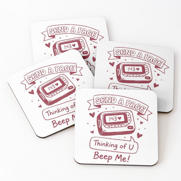 Item preview, Send a page, thinking of you, beep me! designed and sold by ArtzyFlow.