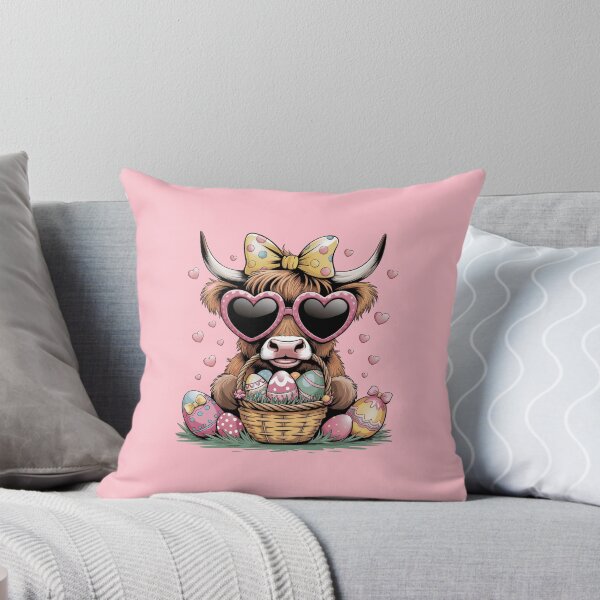 Item preview, Cool 'Lil Cow Loves Easter designed and sold by Comforts of Home, LLC.