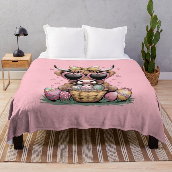 Item preview, Cool 'Lil Cow Loves Easter designed and sold by Comforts of Home, LLC.
