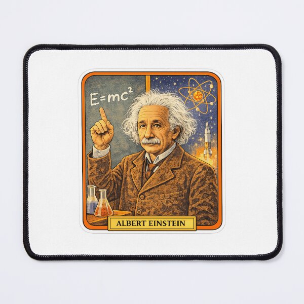 Item preview, Retro Einstein E=mc² Science Sticker Print designed and sold by CLOUTKULT.