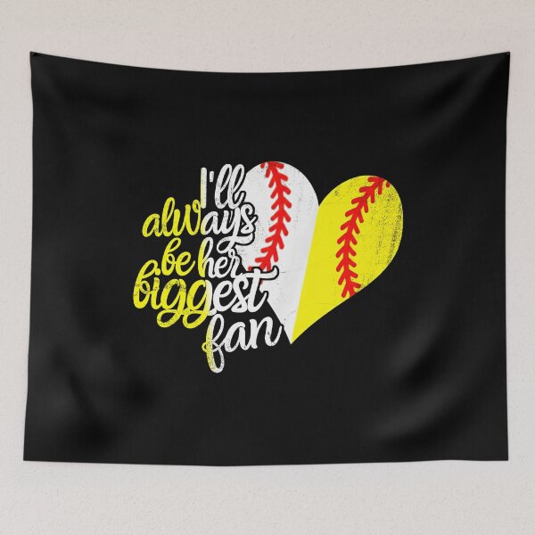 Item preview, Softball Mom Biggest Fan Heart designed and sold by KIROSALS.